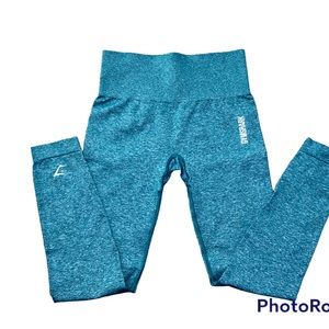 Gymshark Pants Adapt Marl Teal Leggings Size XS